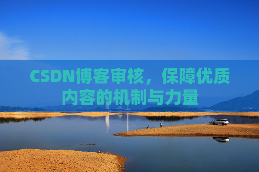 CSDN博客审核,保障优质内容的机制与力量